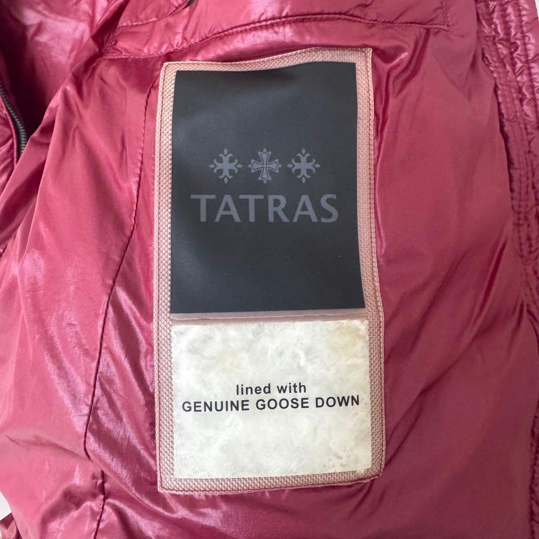 圭さん専用！美品☆TATRAS ダウンベスト フード付　メンズ 03 レッド
