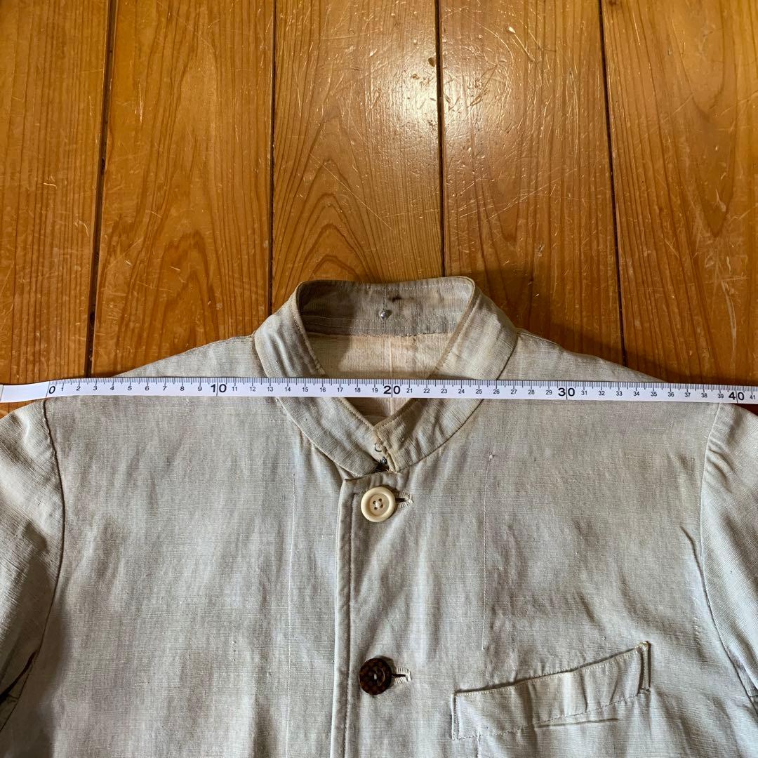 1900s〜 French製 コットンリネンジャケット