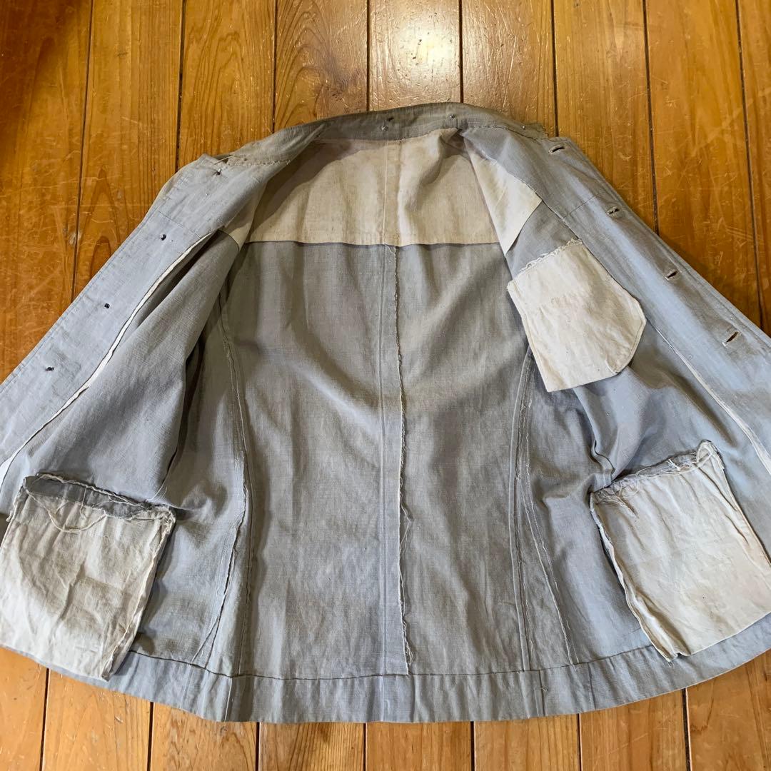 1900s〜 French製 コットンリネンジャケット