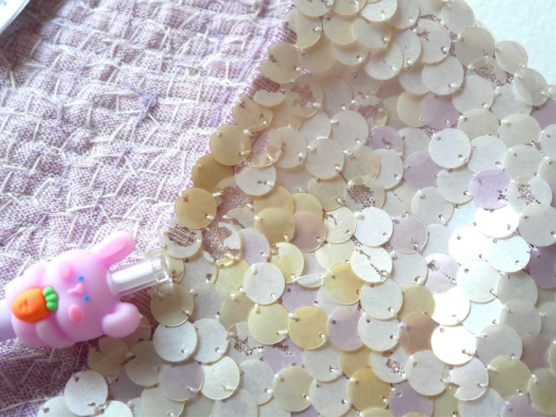 ESCADA エスカーダ 豪華スパンコール ウールカーディガン 40