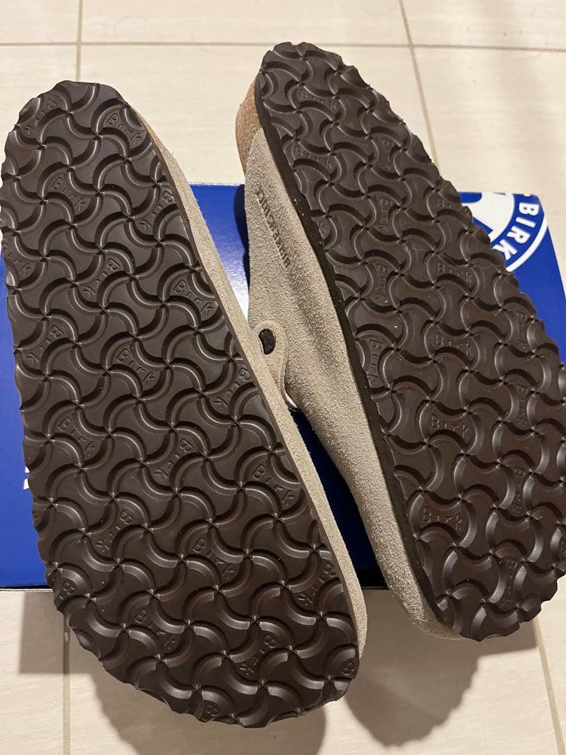 Birkenstock スエード グレー サンダル
