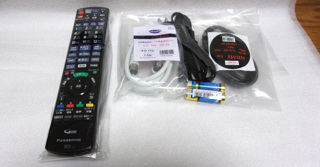 4K/パナソニック ブルーレイレコーダー/DMR-BRW1010（２チューナ）③