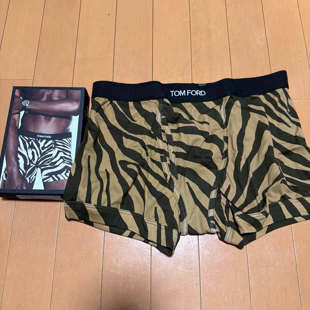 TOM FORD ブラックレオパード ボクサーパンツ　2つ