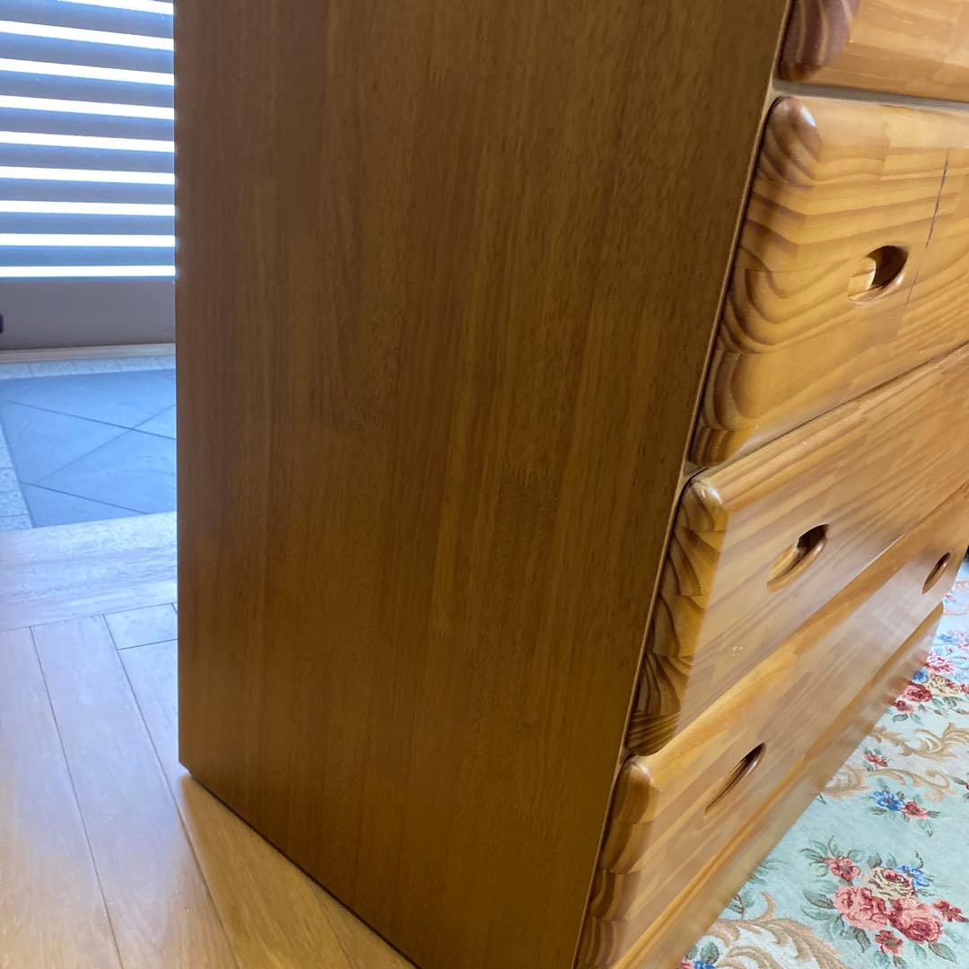 F*o様 【たんす】カントリー調 木製 チェスト　日本製　引き出し　箪笥