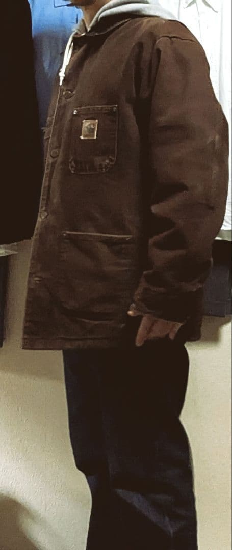 手応えありお ダークブラウン カバーオール Lサイズ