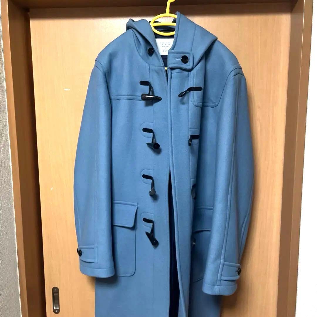 シップス SHIPS 140sメリノウールメルトンダッフルコート