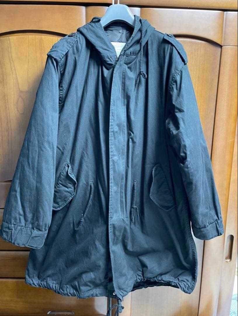 Houston 米軍M51型パーカ　モッズコート　ブラック