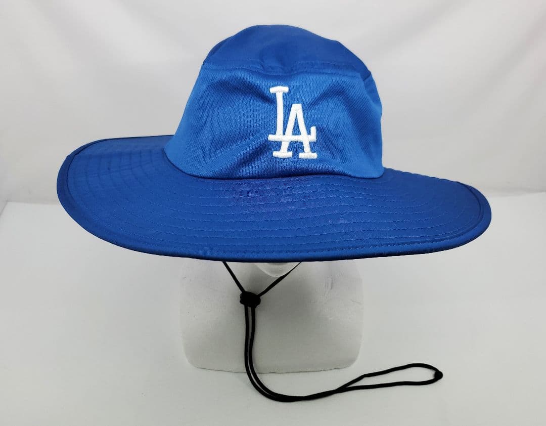 【非売品】ドジャースLAロゴ付きバケットハット　限定品　父の日