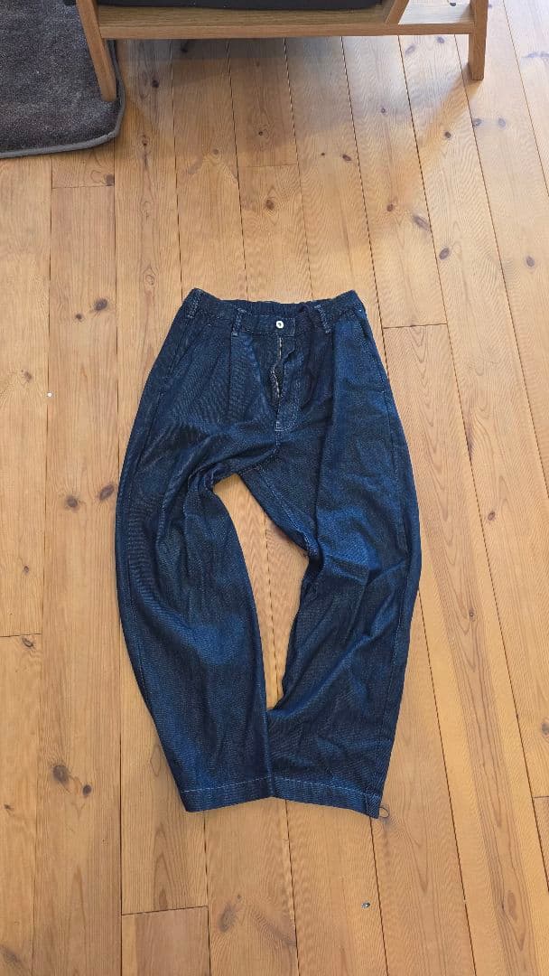 【セットアップ】無印良品 カバーオール紳士 木の実から作ったカポック混デニム