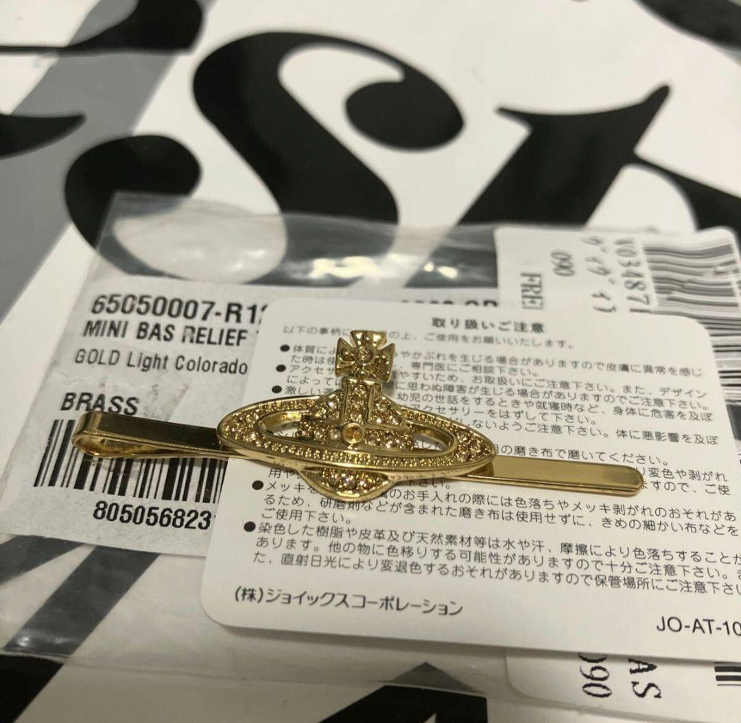 Vivienne Westwood ネクタイピン 定番オーブ ゴールドメタル