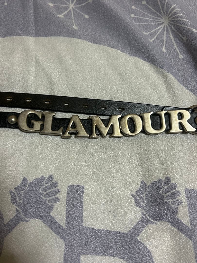 ヒステリックグラマー　スタッズベルト　ロゴタイトベルト