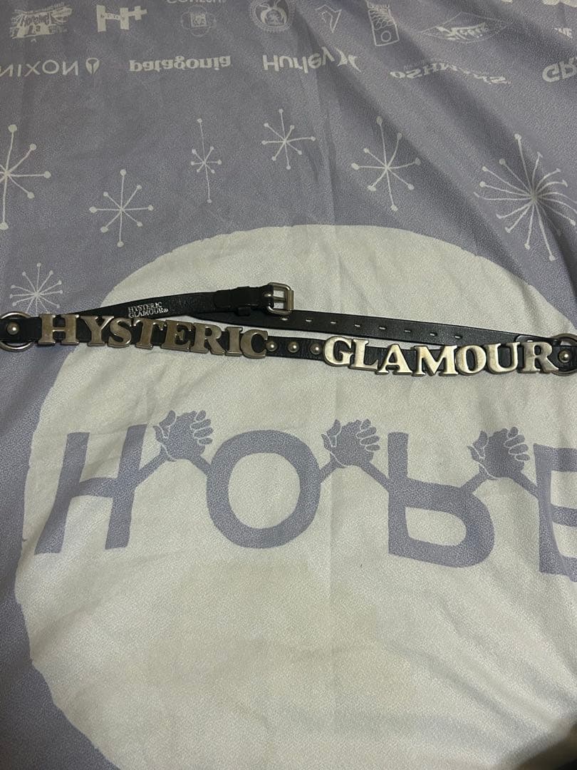 ヒステリックグラマー　スタッズベルト　ロゴタイトベルト