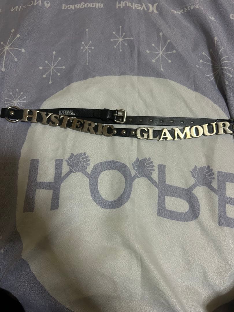 ヒステリックグラマー　スタッズベルト　ロゴタイトベルト