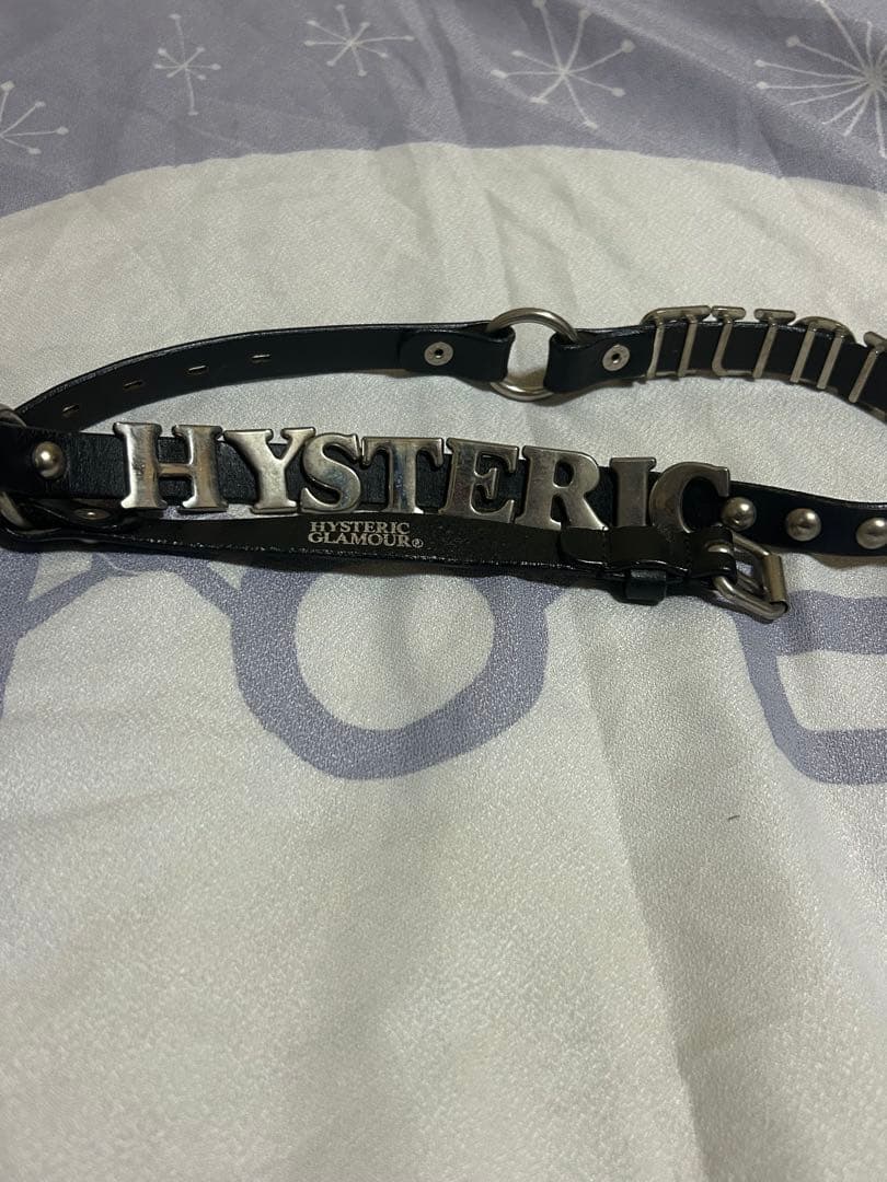 ヒステリックグラマー　スタッズベルト　ロゴタイトベルト