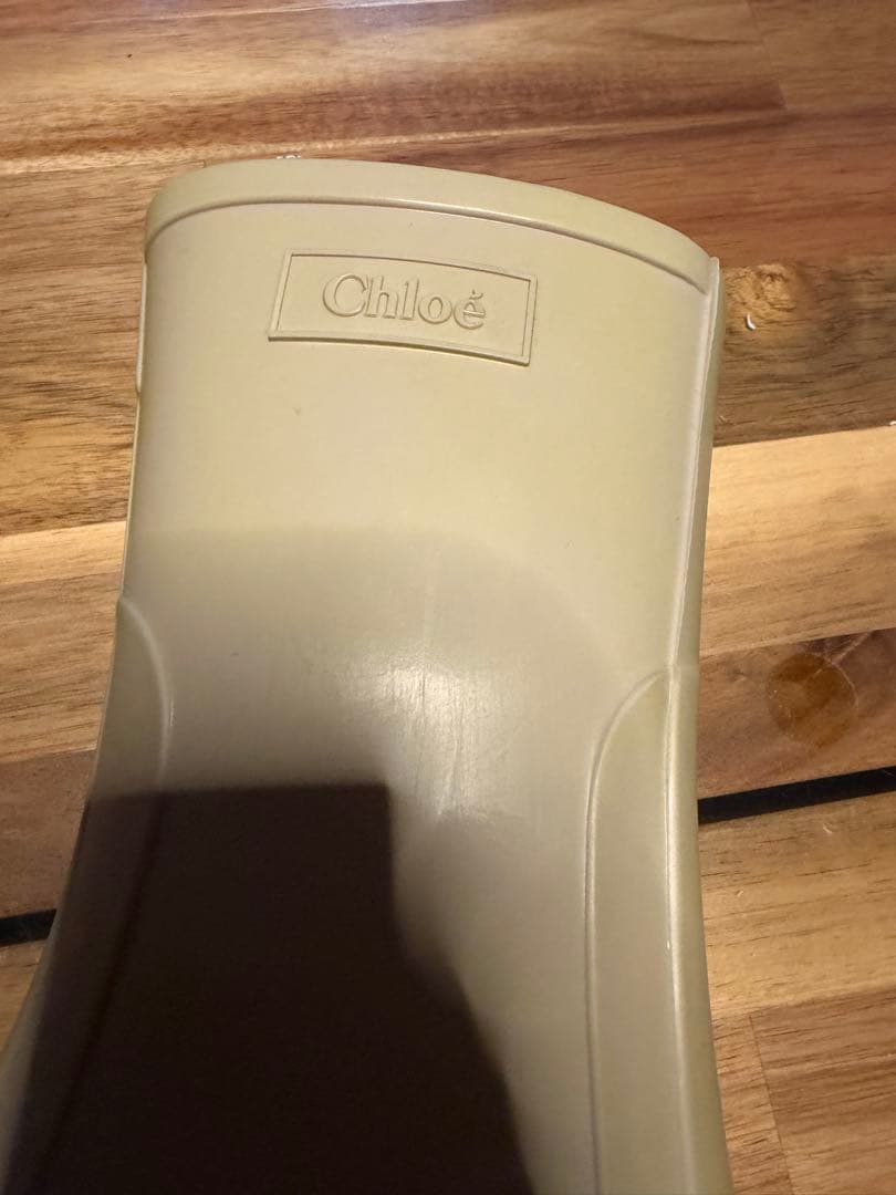 Chloé ベージュ 長靴 厚底