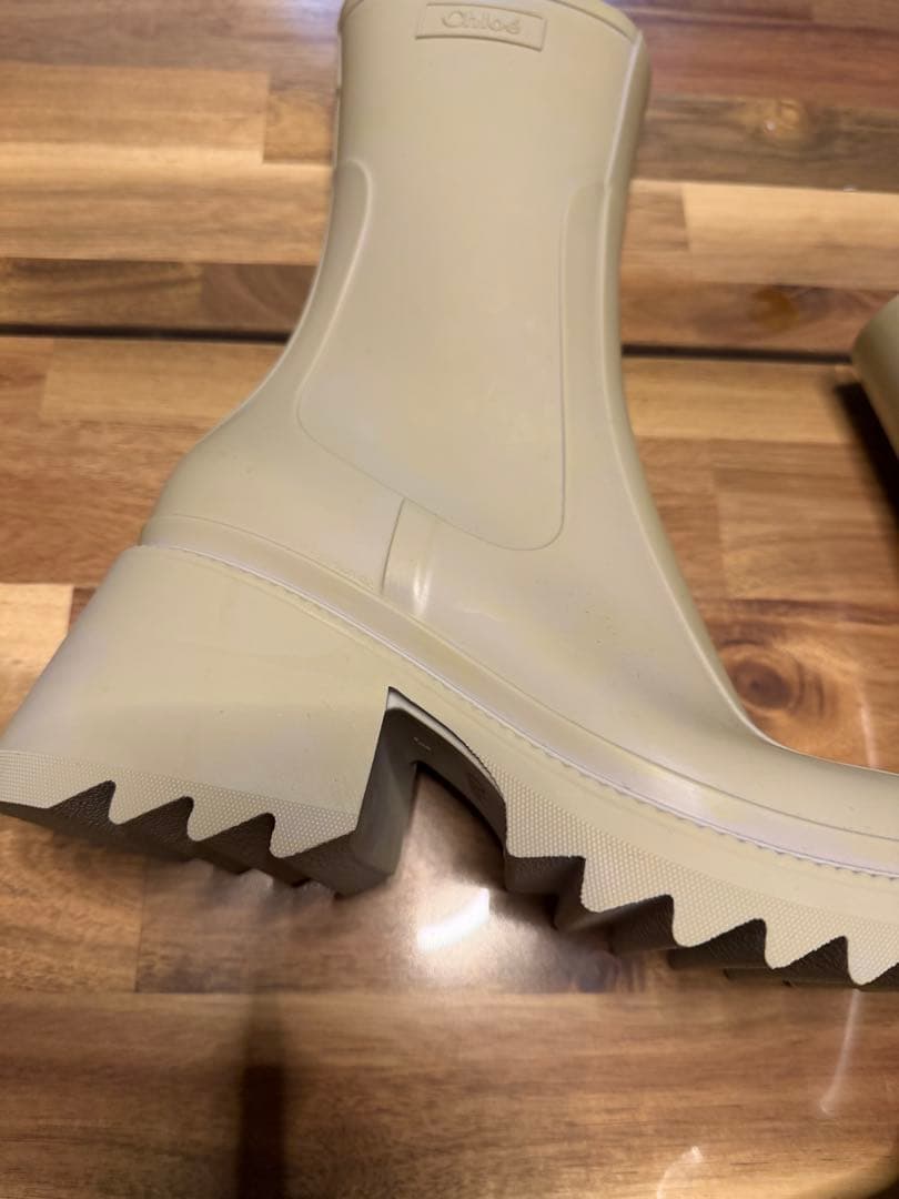 Chloé ベージュ 長靴 厚底