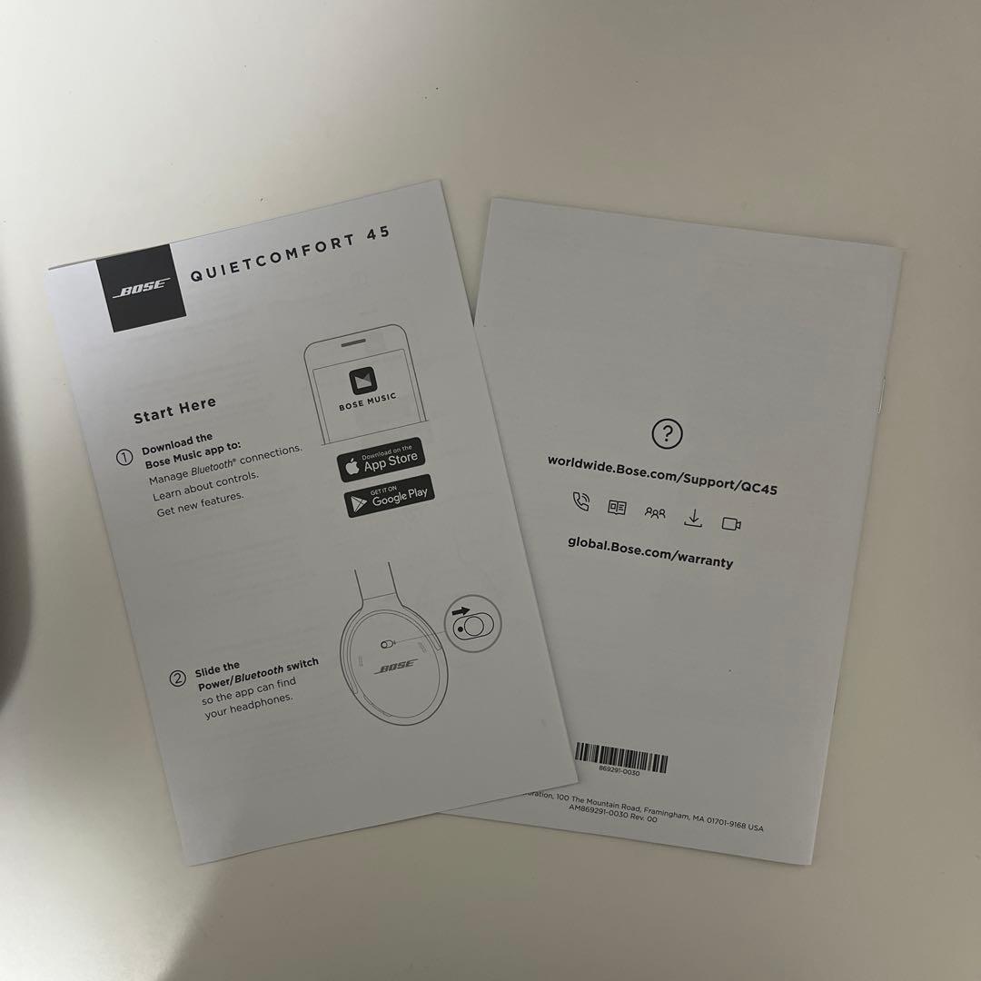 Bose ワイヤレスヘッドホン QuiteComfort 45 ノイキャン付き！