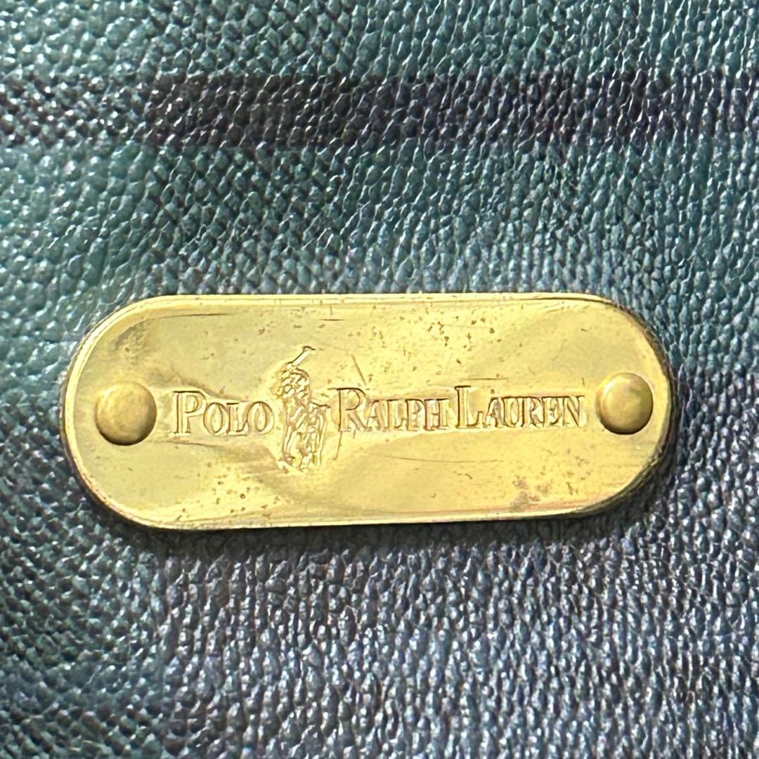 価格交渉歓迎⭐️ ポロラルフローレン　ボストンバッグ　タータンチェック　レザー　革