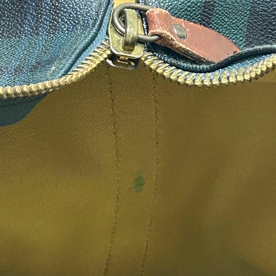 価格交渉歓迎⭐️ ポロラルフローレン　ボストンバッグ　タータンチェック　レザー　革