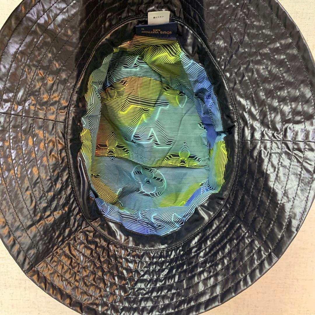 ルイヴィトン　レインボーLVロゴ　ボブ　トランスフォーマブルハット MP2877