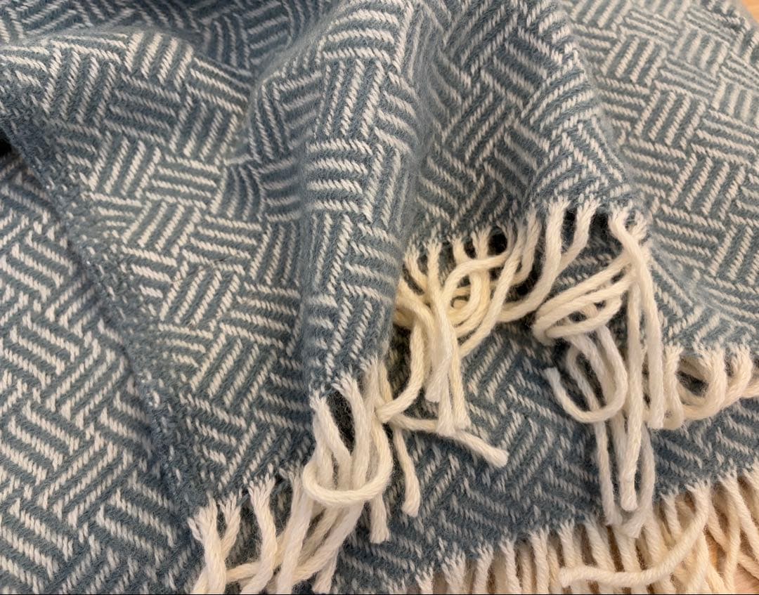 クリッパン KLIPPAN ブランケット ラムウール100％スローケット 未使用