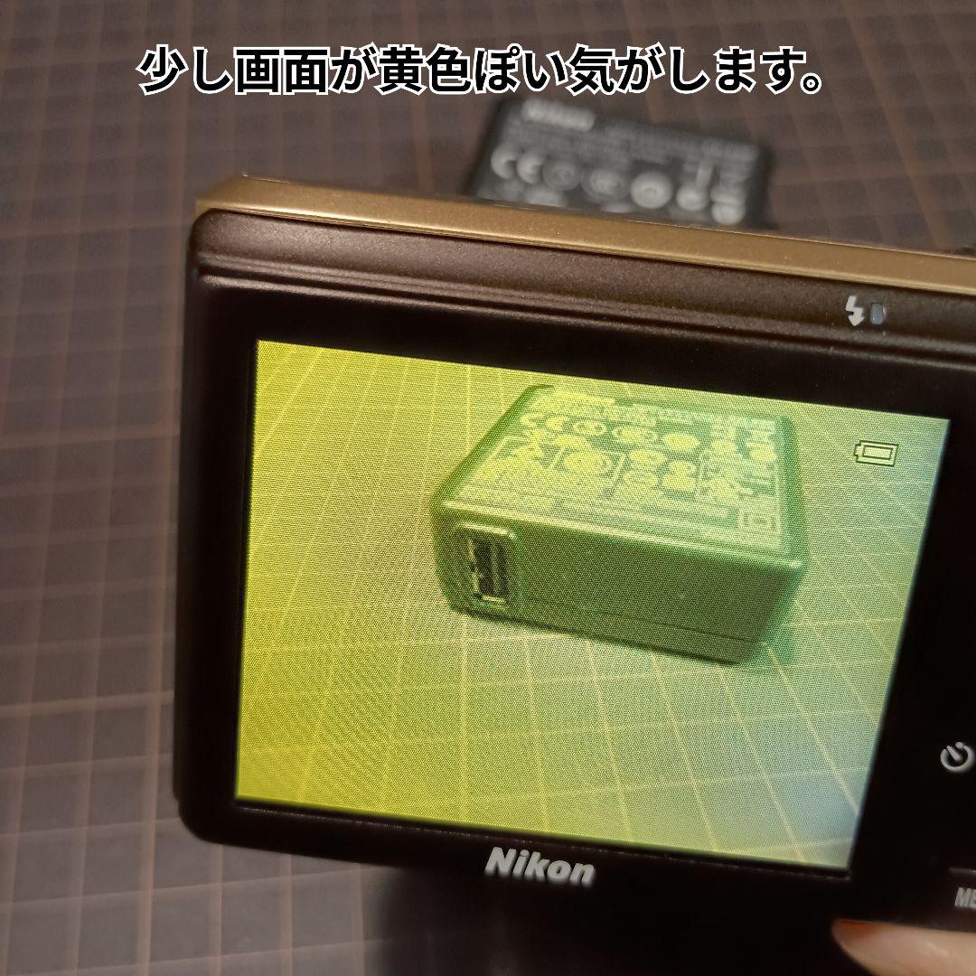 NIKON　COOLPIX　S6300　デジカメ　ゴールド