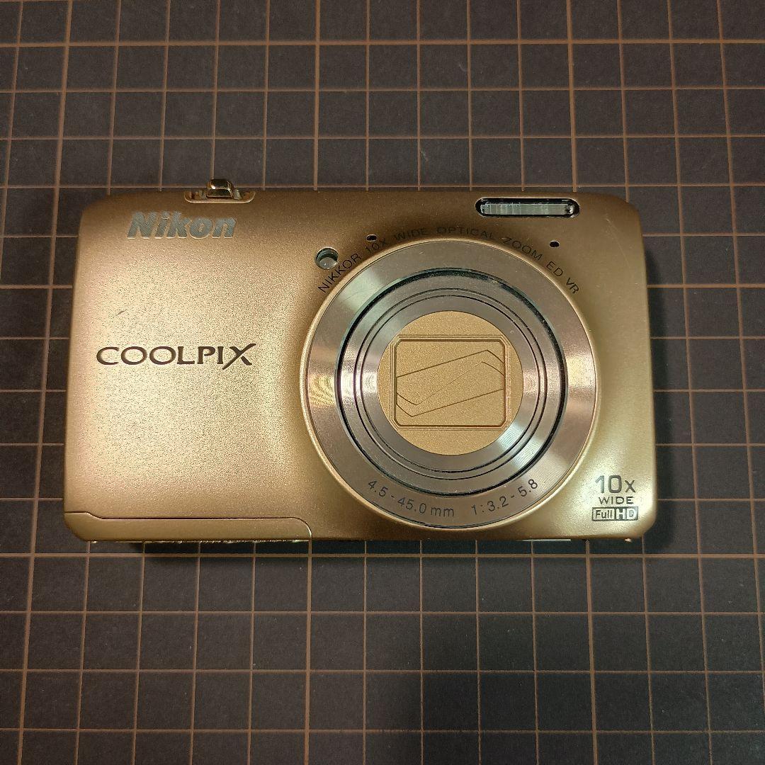 NIKON　COOLPIX　S6300　デジカメ　ゴールド