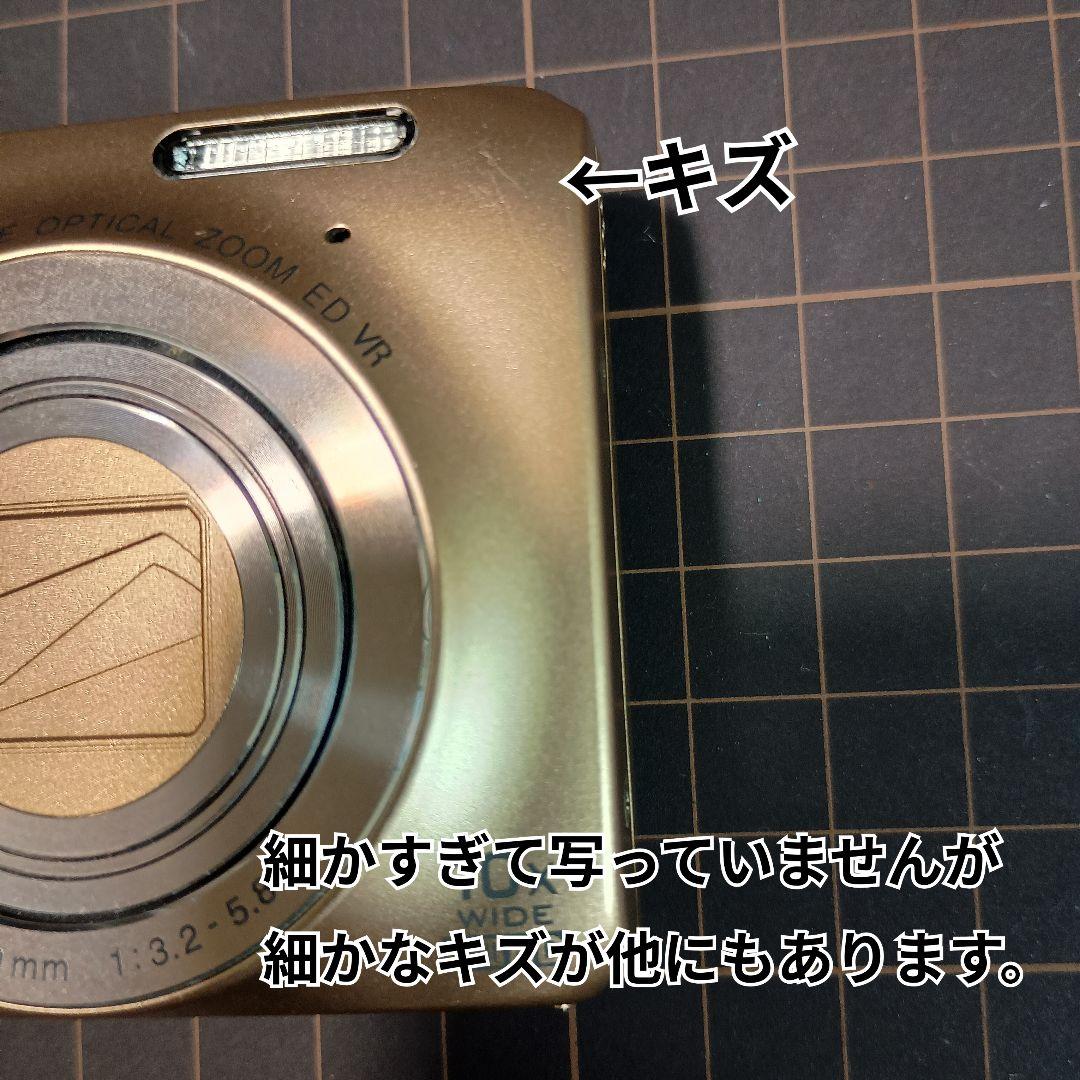 NIKON　COOLPIX　S6300　デジカメ　ゴールド