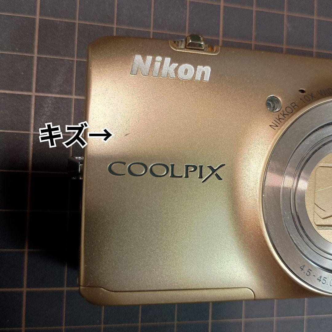 NIKON　COOLPIX　S6300　デジカメ　ゴールド