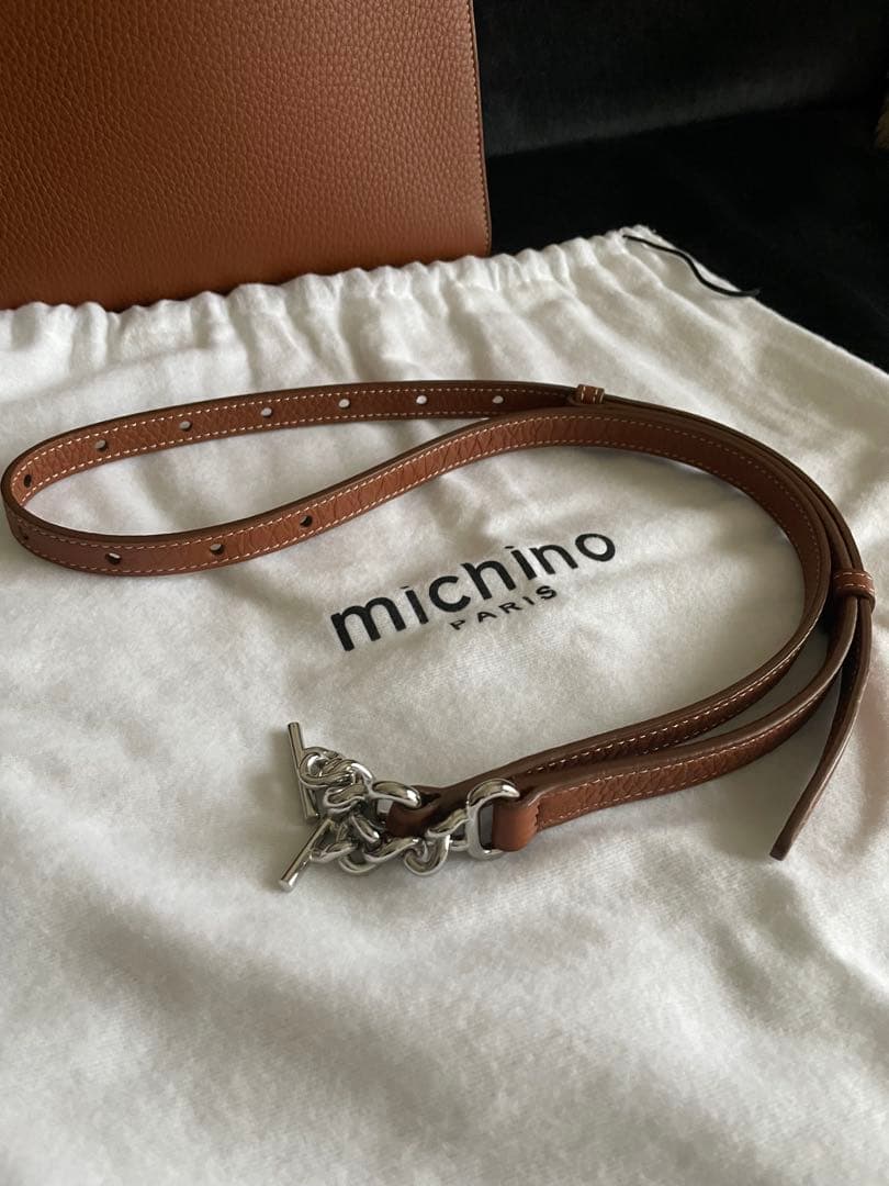 michinoparis ミチノパリ　ルテスミニ　ハンドバッグ　ゴールド　美品