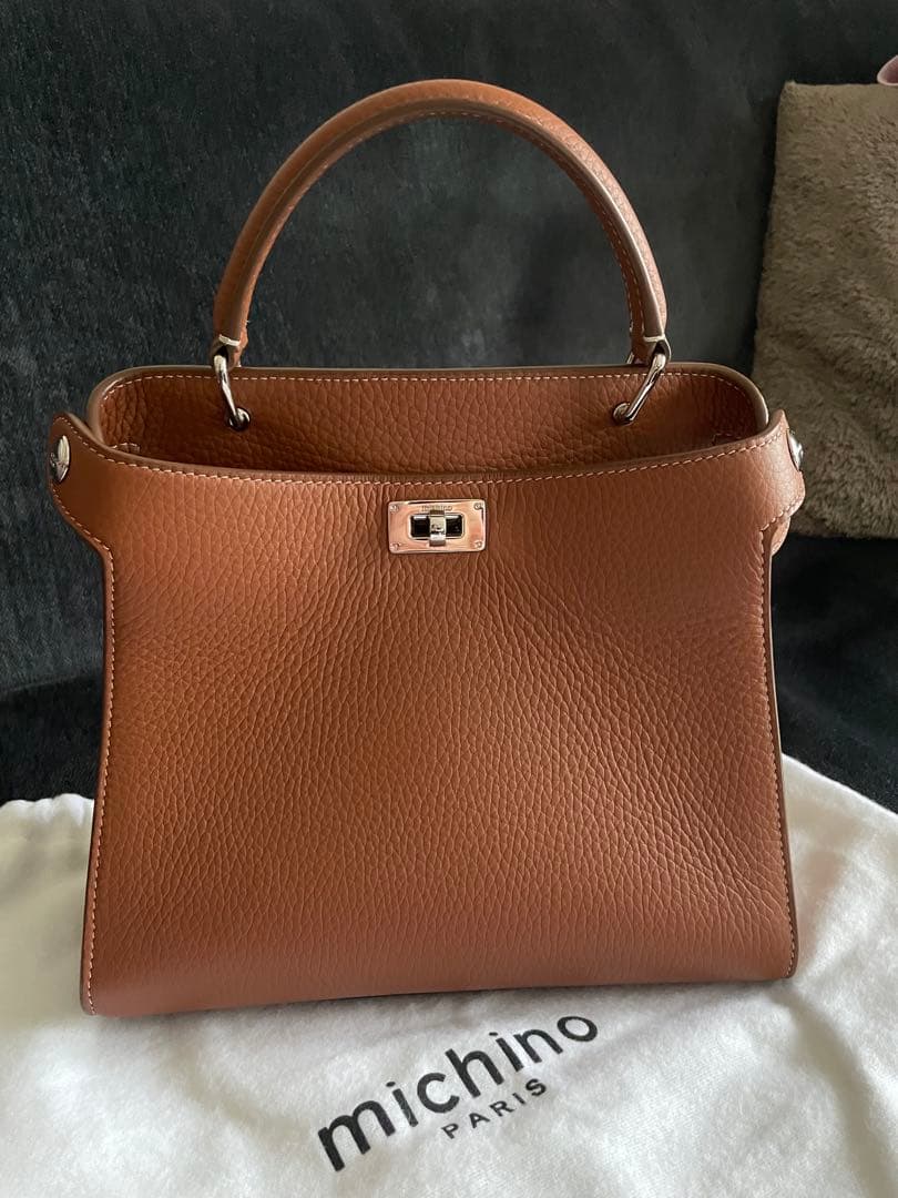 michinoparis ミチノパリ　ルテスミニ　ハンドバッグ　ゴールド　美品