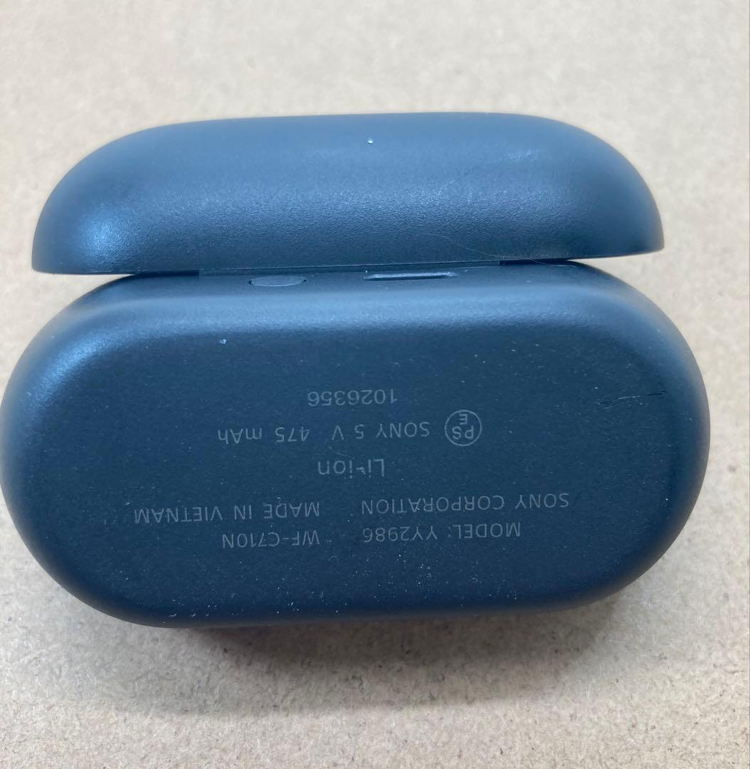 【美品】SONY WF-C710N【ブラック・充電ケース】