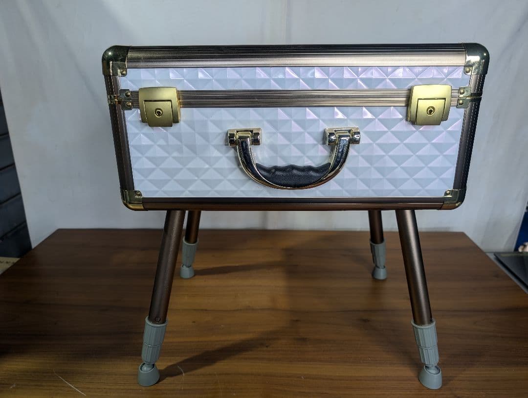 （M.H）Franc Franc ハリウッドボックス ホワイト ・ジャンク品