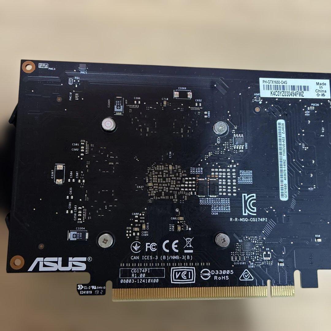 グラフィックボード・グラボ・ビデオカード ASUS GTX1650