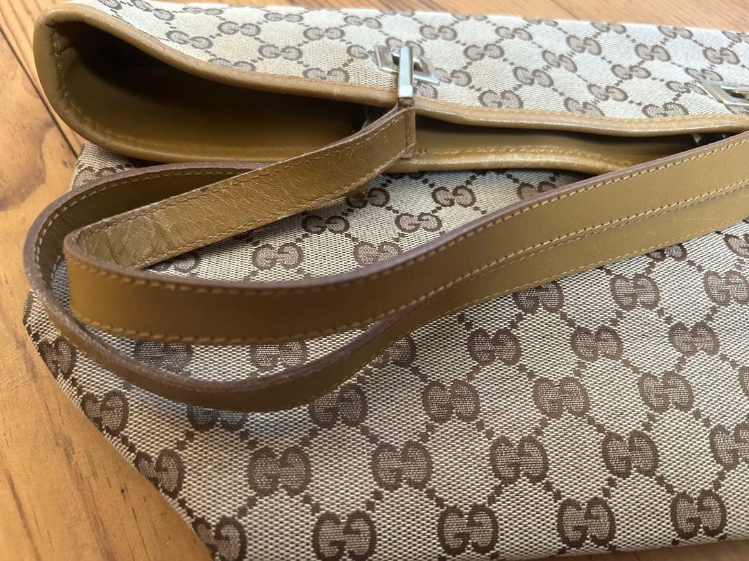 GUCCI GGパターン ハンドバッグ ベージュ