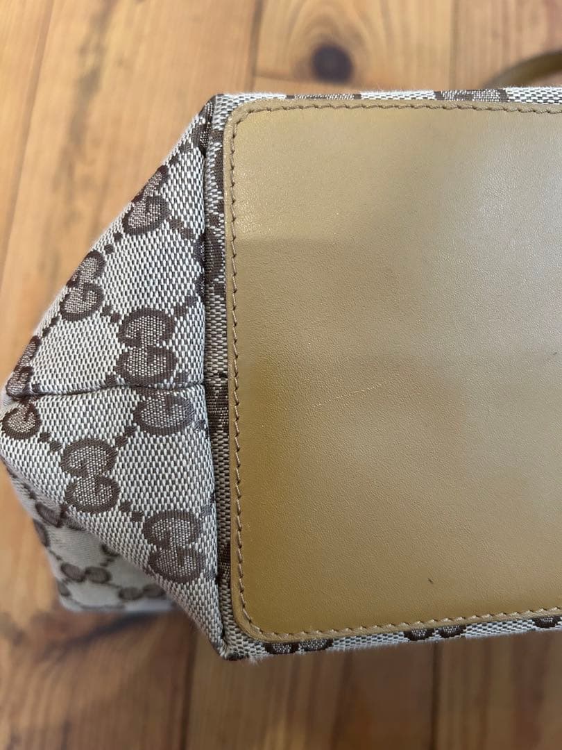 GUCCI GGパターン ハンドバッグ ベージュ
