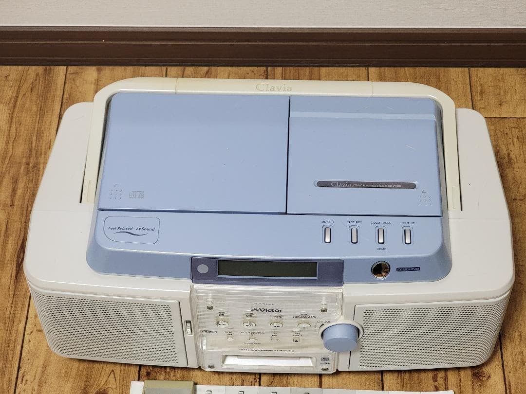 Victor(ビクター)　CD・MD・カセットデッキ　ラジカセ