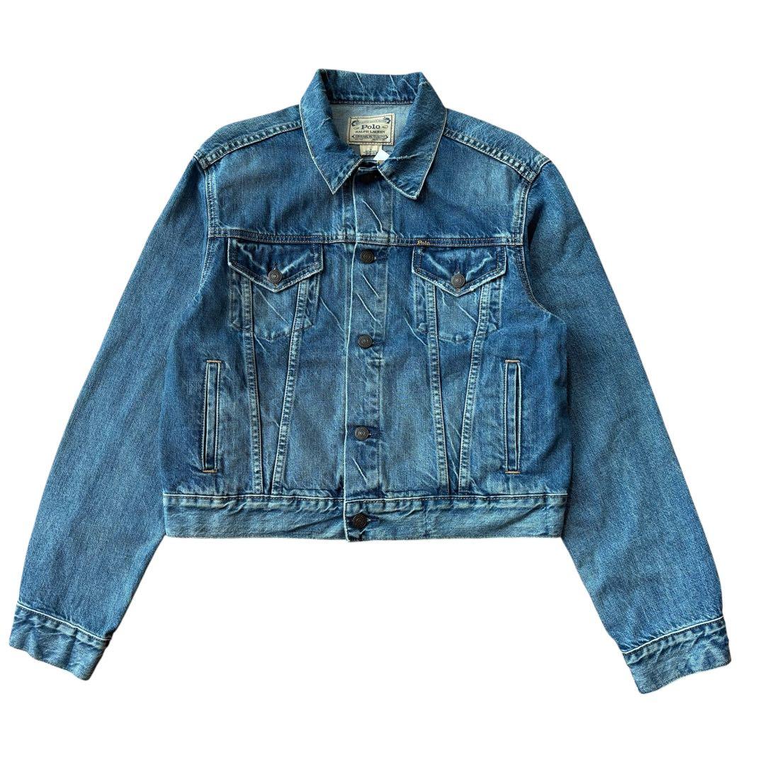 新品タグ付き Polo Ralph Lauren デニムトラッカージャケット M