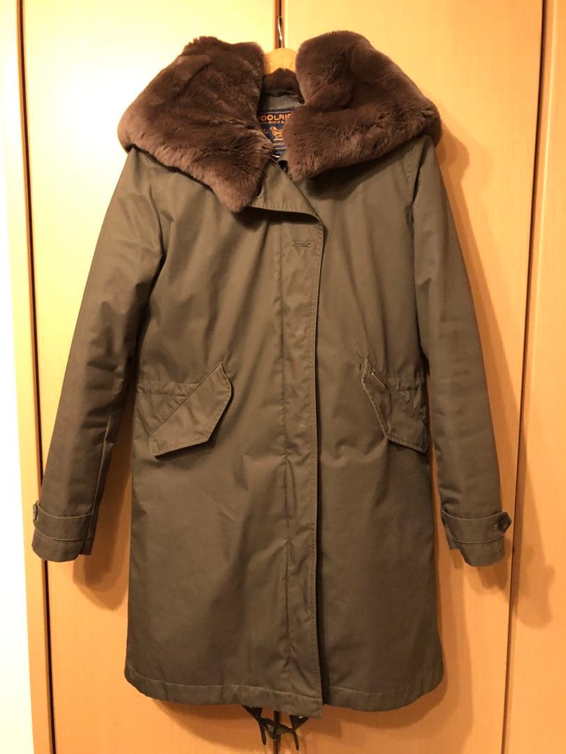 WOOLRICH ファー付きモッズコート Sサイズ