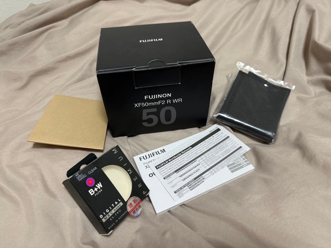 【美品】富士フイルム FUJIFILM XF 50mm F2 R WR