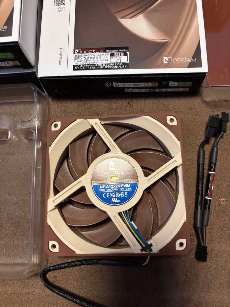 pacyrotto　NOCTUA NF-A12x25 PWM 120mm