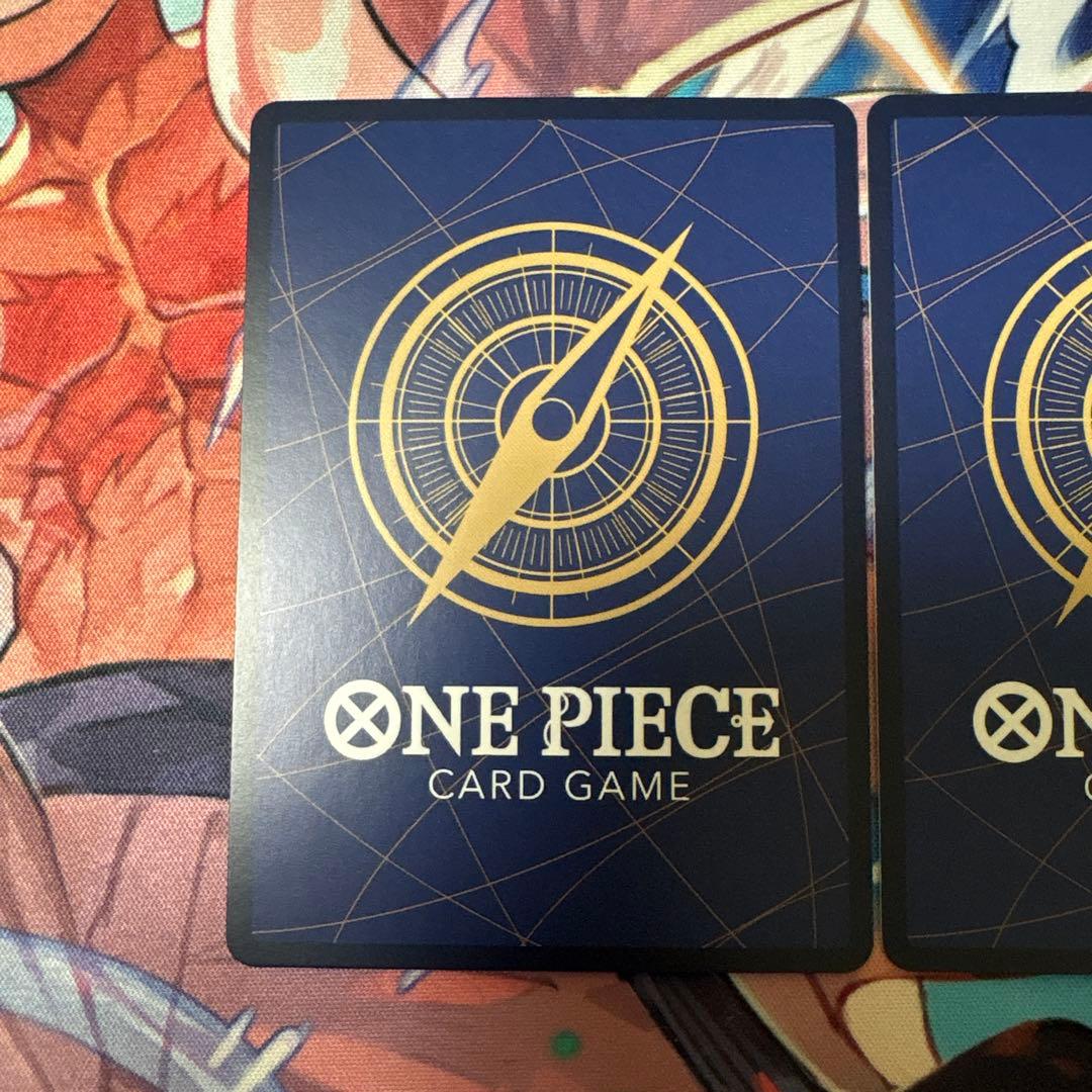 ワンピースカード　オネスティインパクト　実直拳骨　パラレル　2枚　赤黒コビー