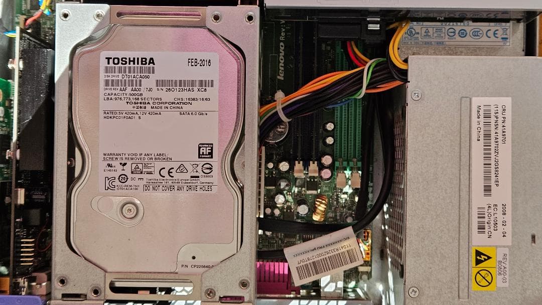 Windowsデスクトップ Lenovo ThinkCentre M57 Windows XP (SP3)