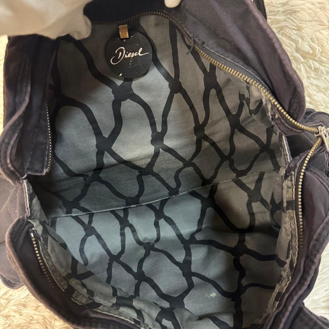 DIESEL archive l logo ショルダーバッグ　Y2K 黒