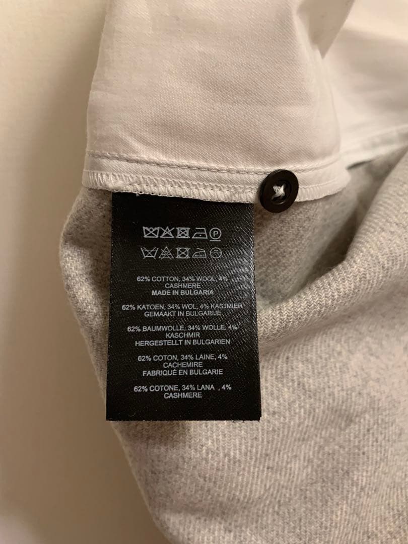 新品タグ付き　dries van noten メンズ　L レイヤードスウェット