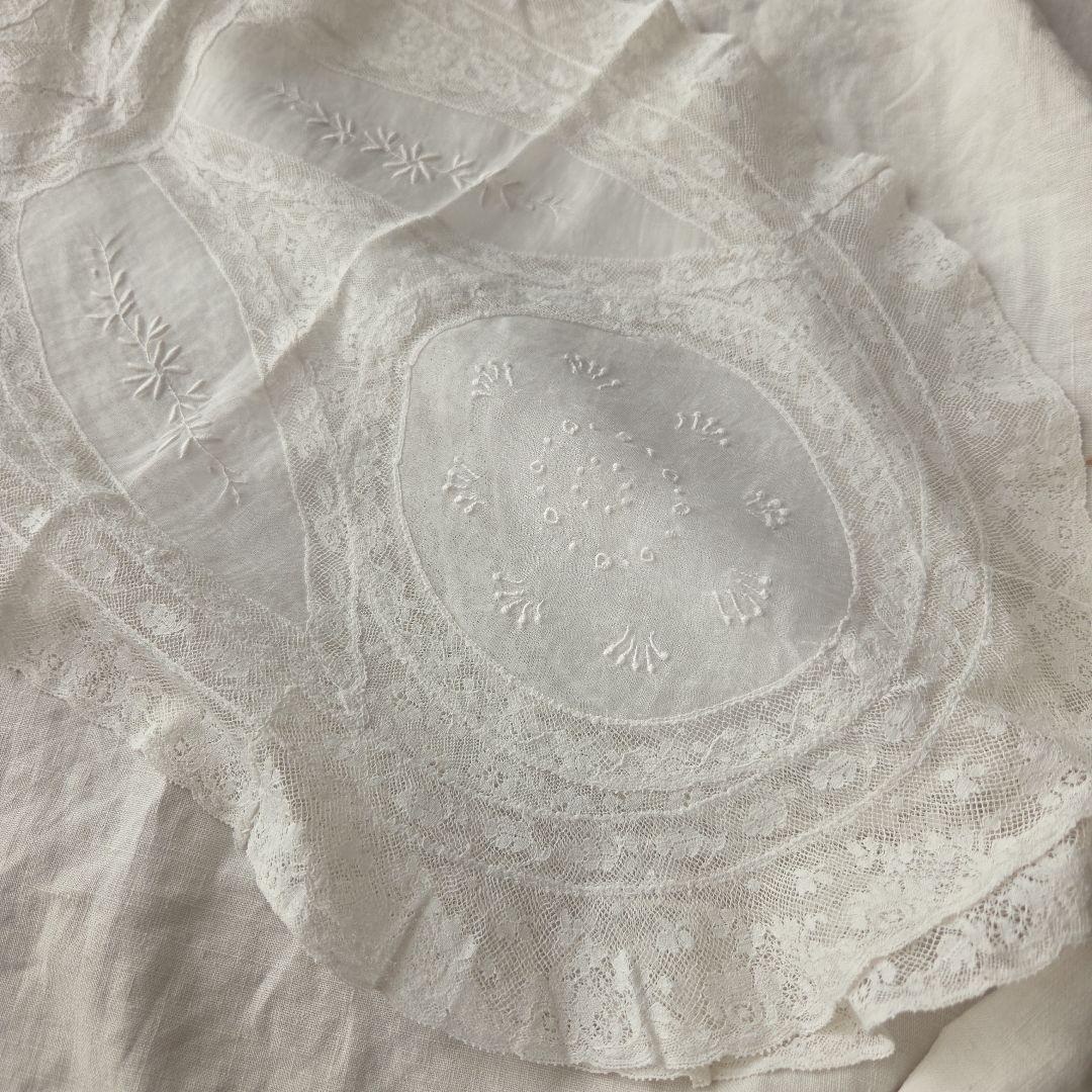 【キョン様】フランス　アンティーク　ポストカード　オーガンジー　すみれ