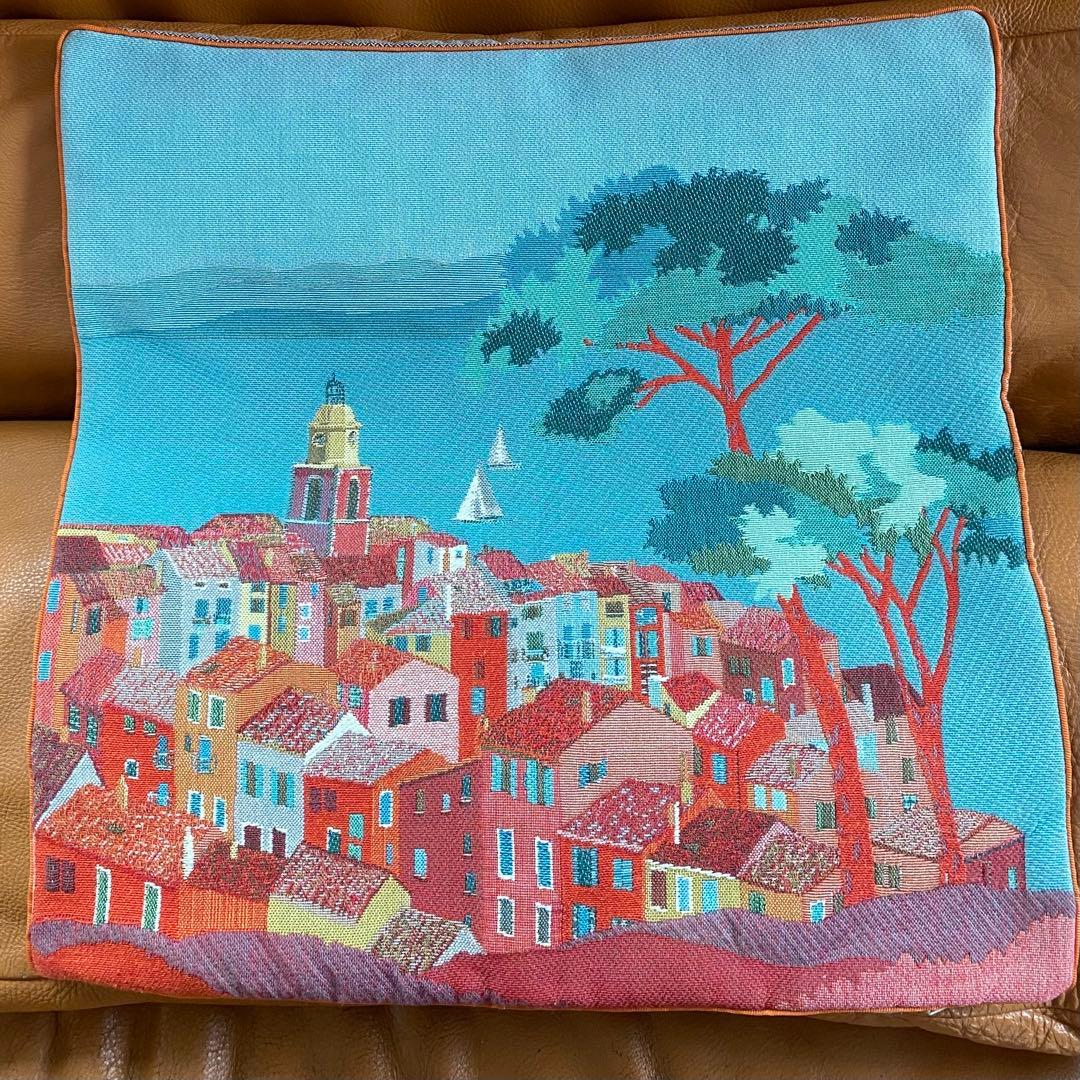 美品♥️ イヴドローム クッション 2枚 ゴブラン織♪南仏 iosis paris