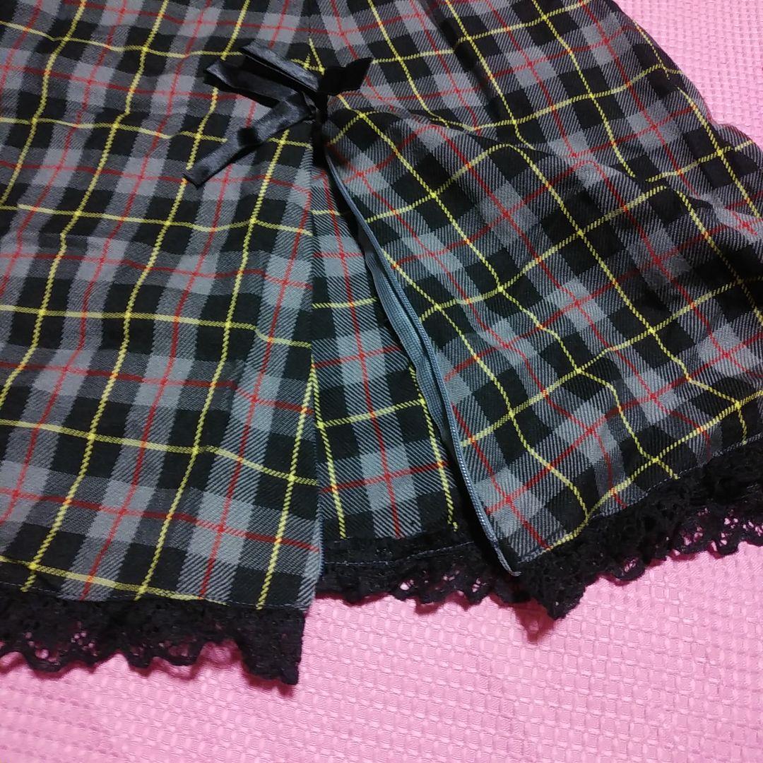メタモルフォーゼ　チェック柄JSK　ブルマ付き　ロリータ　ロリィタパンク　メタモ