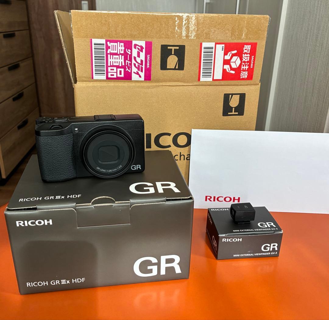 週末値下【新品未使用に近い】RICOH GRⅢx HDF GR3X HDF