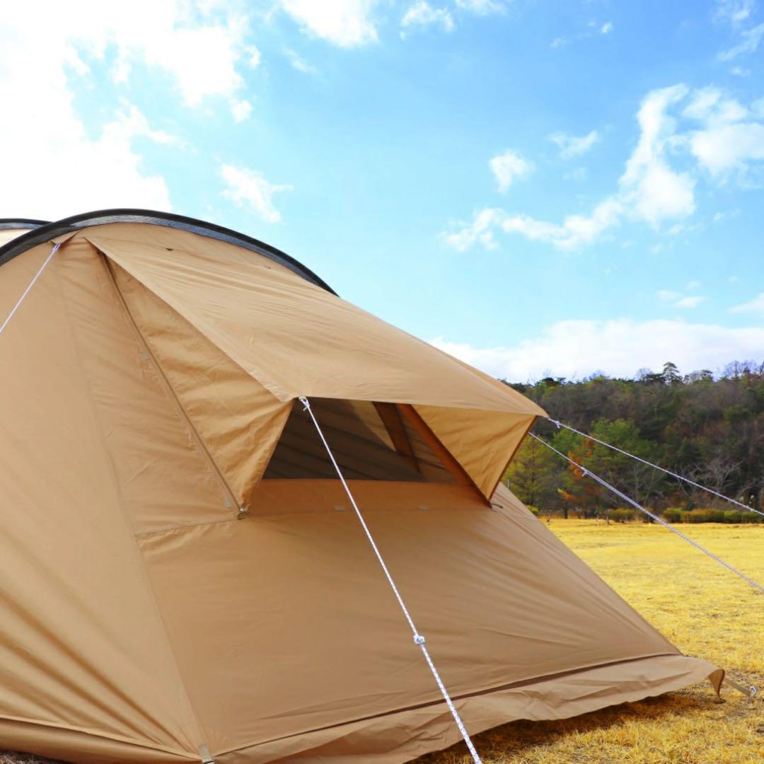 新品　イグニオ 2ルーム型テント　ドームテント 4人用　カマボコ　キャンプ　大型